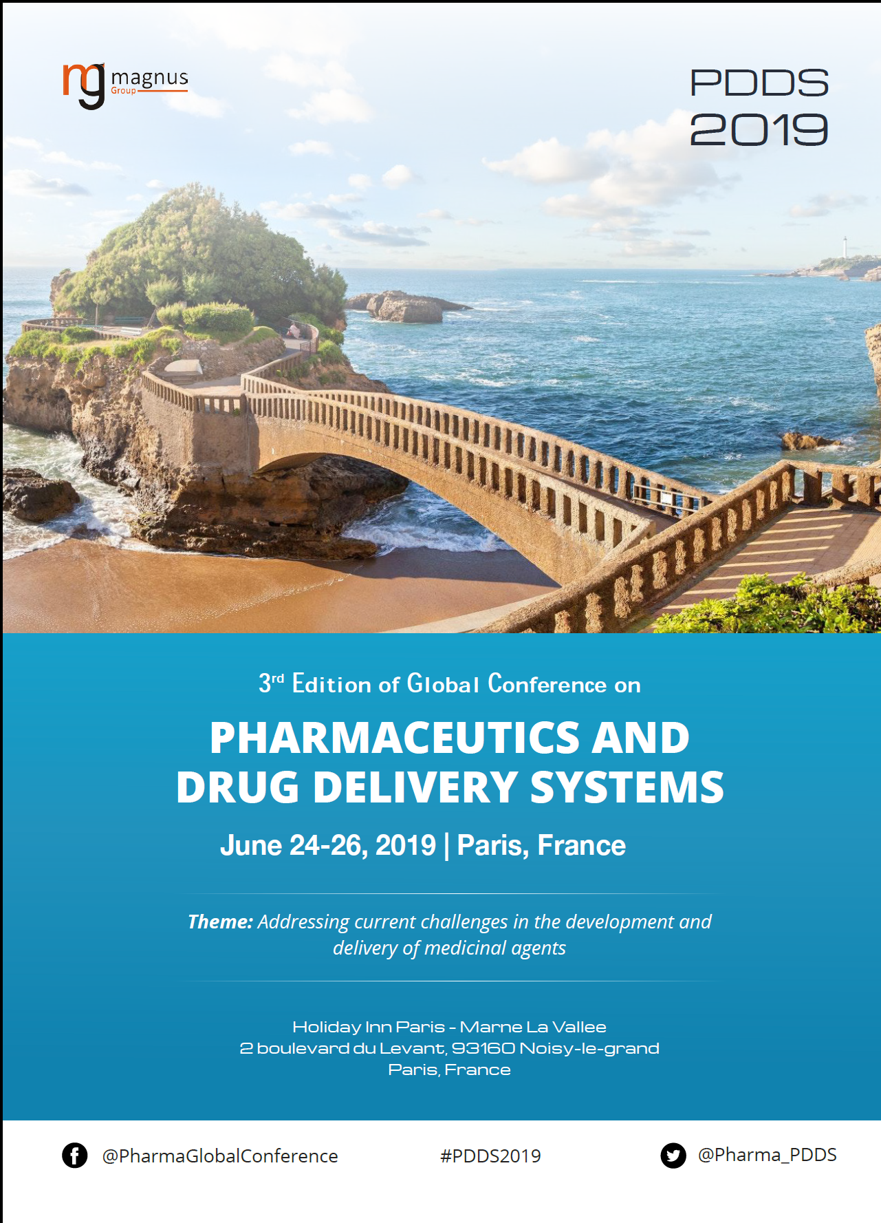 3rd Edition of Global conference on Pharmaceutics and Drug Delivery Systems | Paris, France Program
