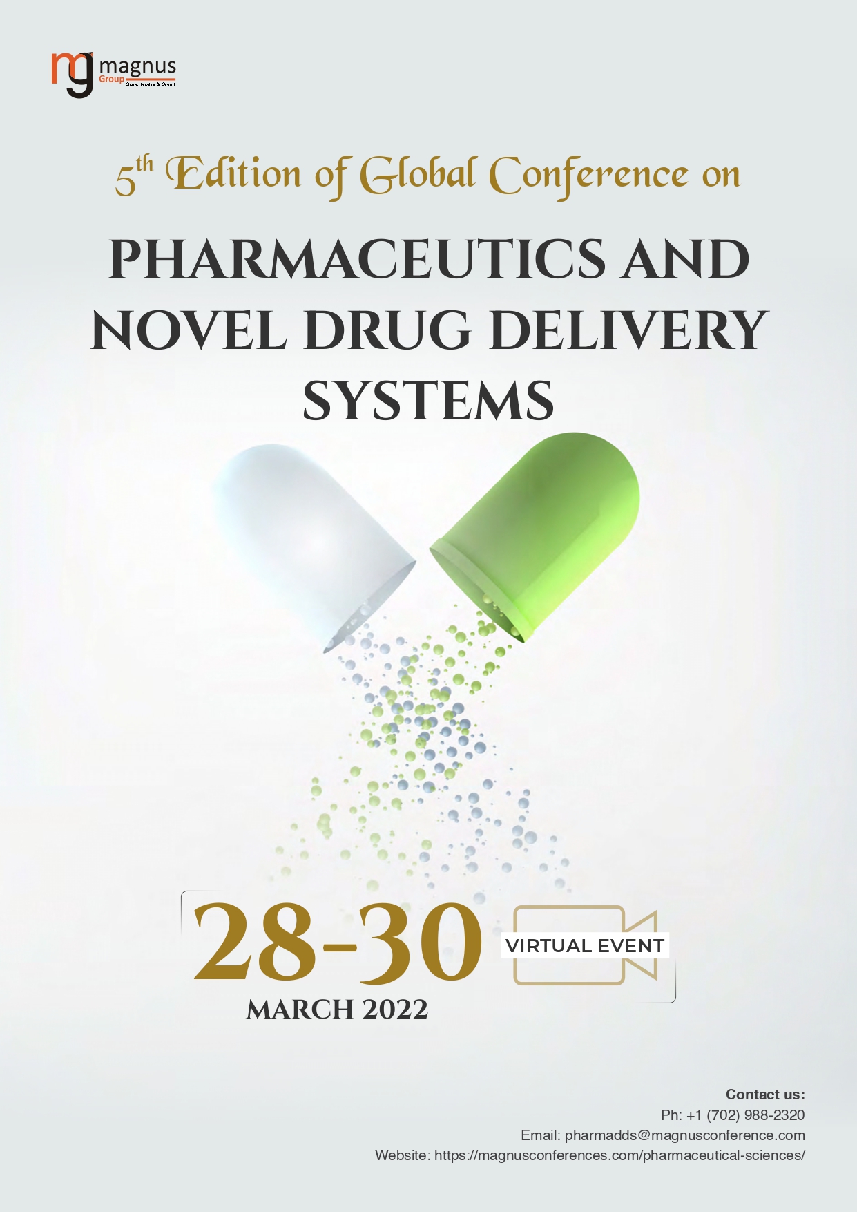5th Edition of Global Conference on Pharmaceutics and Novel Drug Delivery Systems Book