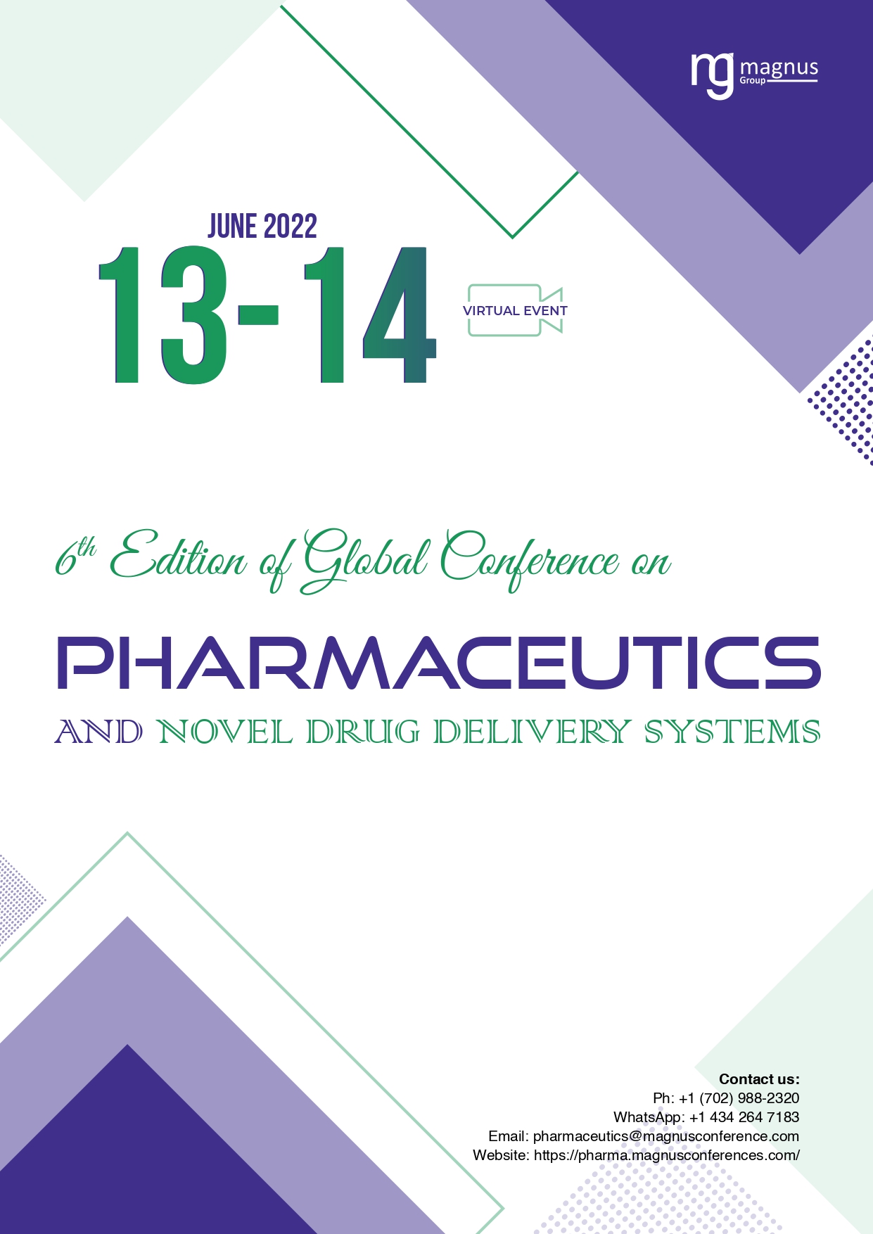 6th Edition of Global Conference on  Pharmaceutics and Novel Drug Delivery Systems | Online Event Book